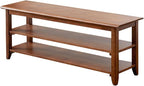 XKZG Storage Bench Wooden Shoe Rack Bench Rustic Solid Wood Entryway Bench - Image 8