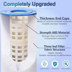 Vexca® PRB25-IN Hot Tub Filter, Replaces Unicel C-4326, Filbur FC-2375, FC-2370, Guardian 413-106, 3005845, 17-2327, 13 5/16" x 5" Drop in Spa Filter, 25 Sq.Ft, 2 Pack