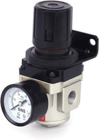 SNS AR3000-N03 Female Thread 3/8 NPT Air Pressure Regulator 0-150 PSI Adjustable by SNS