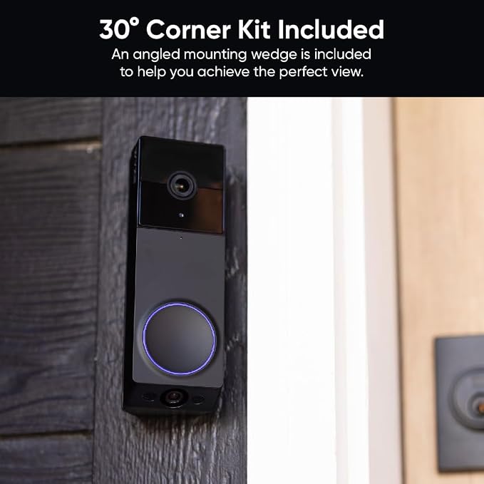 WYZE Wireless Duo Cam Video Doorbell, Battery Powered, 2K Full HD Video - Image 9