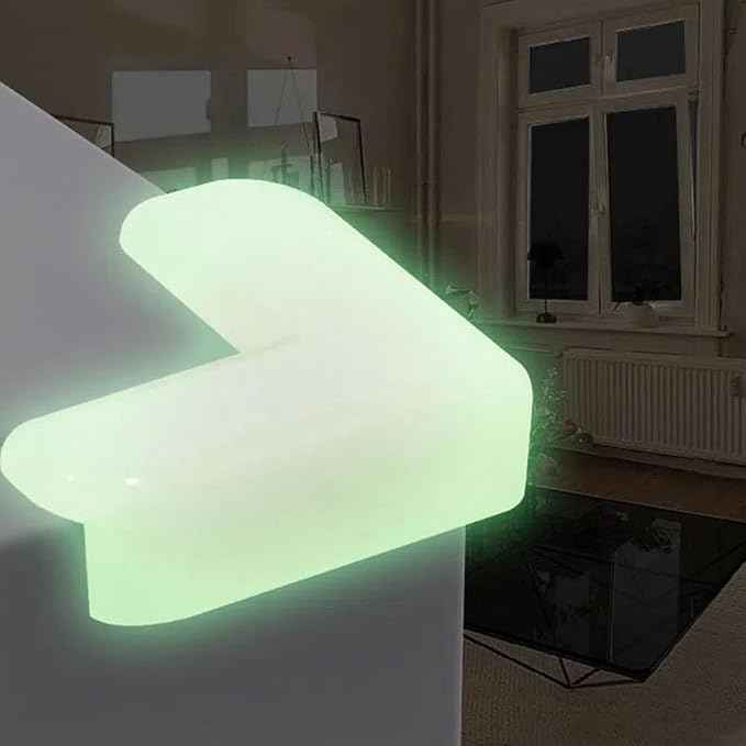 Luminous Corner Protectors for Baby Safety Transparent Table and Furniture Edge