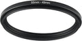 55mm to 49mm Step-up Adapter Rings Filter Adapter Black Metal Step Down Filter by Unknown