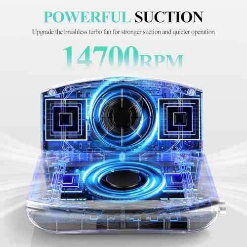Nail Dust Collector, 2026 Upgrade 2800PA Professional Foldable Nail Vacuum Dust Collector Fan with Filter Papers (30 Pcs) for Acrylic Nail Polishing & Manicure at Nail Salon & Home - White