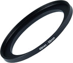 49mm to 58mm Step-up Adapter Rings Filter Adapter Black Metal Step Down Filter by Unknown