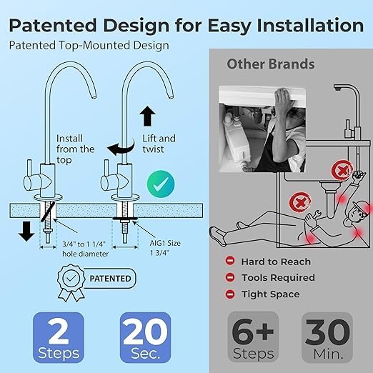 iSpring RCC7P-BLK, 5-Stage Reverse Osmosis System - Image 3