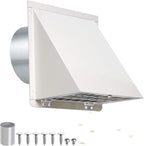 4 Inch Dryer Vent Cover Outside - Image 9
