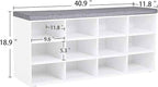 DINZI LVJ Shoe Storage Bench