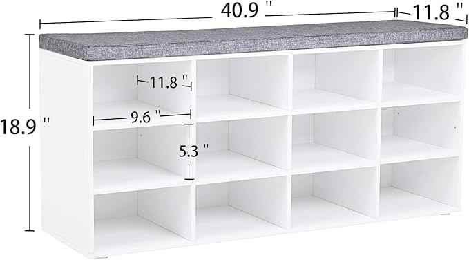 DINZI LVJ Shoe Storage Bench