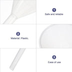 Veemoon 10pcs 90mm Plastic Triangle Funnels Pp Laboratory Filling Funnels - Image 9