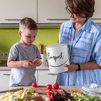 DAYYET Compost Bin Kitchen, 1.3 Gallon Farmhouse Kitchen Compost Bin