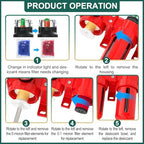 Industrial Grade 4-Stage Aluminum Air Drying System, 1/4 Inch NPT, 0-150 PSI, Double Desiccant Dryer, air Regulator, Particulate Filter and Coalescing Filter (Manual Drainage) - Field & Pure