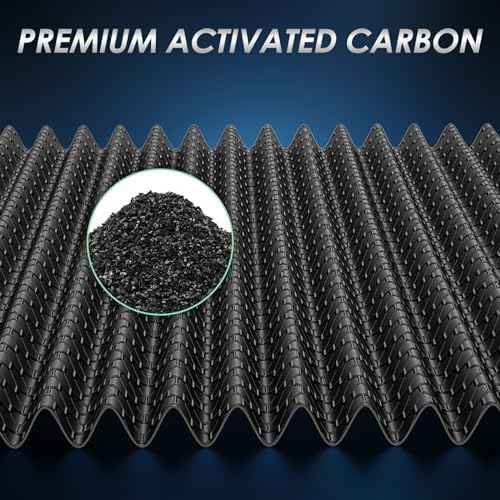 Certified MERV 13 Cabin Air Filter with Activated Carbon, CF9846A for Mazda MPV, Mitsubishi Endeavor/Galant, Subaru Legacy/Outback/Tribeca, Toyota 4Runner/Celica/FJ Cruiser/Prius/Sienna.