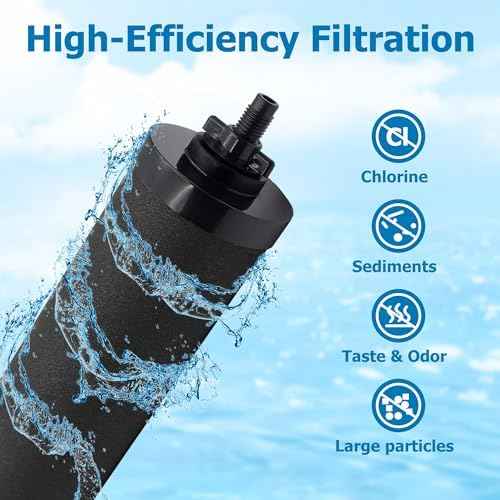 Water Filter Replacement for Berkey® BB9-2 Black Carbon Filters