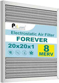 20x20x1 Reusable Air Filter, Electrostatic HVAC Air Filter