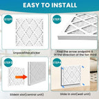 (6 Pack) 10x20x1 Air Filter, MPR 1900 & FPR 10, MERV 13 Pleated Air