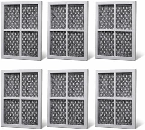 Barkior 6-Pack Refrigerator Air Filter Replacement for LG LT120F &