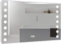 80x60cm LED Bathroom Mirror by Unknown
