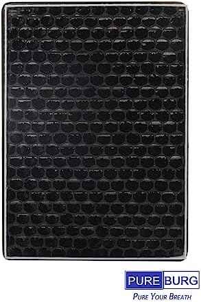 PUREBURG Replacement Filter Compatible with NUWAVE Oxypure 47401 47402 47404 Portable Air Purifier Part H5P3, 2-Pack(4 Filters) H13 HEPA 3-Stage Filtration Activated Carbon 2-in-1