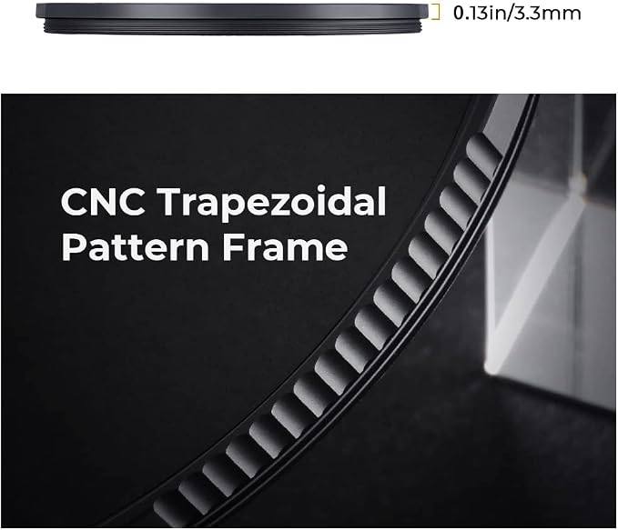K&F CONCEPT 62mm Black Diffusion 1/2 Filter Mist Cinematic Effect Lens Filter - Image 6