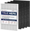 EL041 Replacement Filter Set True HEPA + 4 Carbon Pre-Filters Compatible with Electrolux ELAP15D7PW Air Purifiers by LifeSupplyUSA