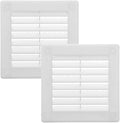 Vent Systems 3" x 3" White Plastic Soffit Vent Cover by VentSystems