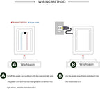 Rectangle Bathroom Mirror with Lights Touch Control Switch Demister Pad - Image 7