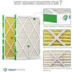 TRIGHTFILTERS 20x20x1 Air Filter 4 Pack, MERV 11 Dust & Pet Dander Defense