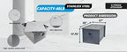 Commercial Carbon Steel Grease Trap Interceptor 40lb - Image 3