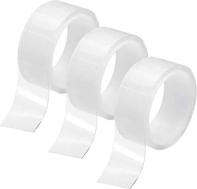 PATIKIL Clear Edge Protector Strip, 3 Roll 0.8 in x 3.3 ft Table Edge Protector