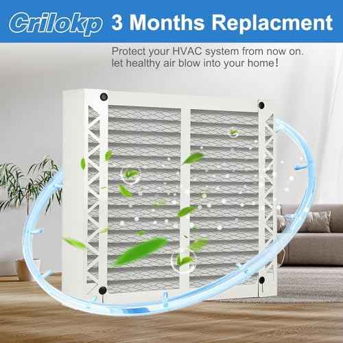 2 Pack 413 Replacement Filter Compatible with AprilAire Whole House Air Purifiers Model 1410, 1610, 2410, 2416, 3410, 4400, Size:16x25x4(15.5" x 27.36" x 3.77") MERV 13 Pleated HVAC AC Furnace Filter