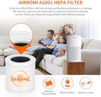 AIRROMI A2001 HEPA Air Purifier Replacement Filter, 3-In-1 Original