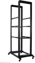 Raising Electronics Server Rack Open Frame 4 Post 19 inch Adjustable by RAISINGELECTRONICS