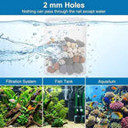 12 Pcs Aquarium Filter Media Bags, 8' X 6'' Extra Fine Mesh Bag Reusable