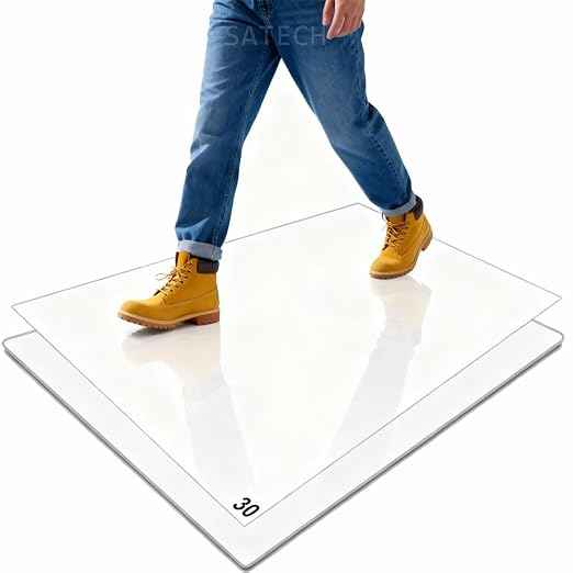 SATECH Sticky Tacky Mat 24" x 36" White