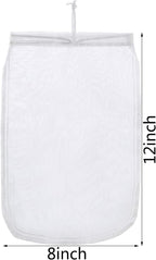 ALEGI Aquarium Filter Media Bag Extra Fine, Reusable 180 Micron Drawstring Mesh - Image 2