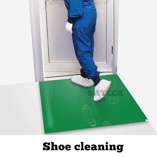 SATECH Tacky Mat, Sticky Mat for Hospital Laboratory Construction Pet 24"x36"