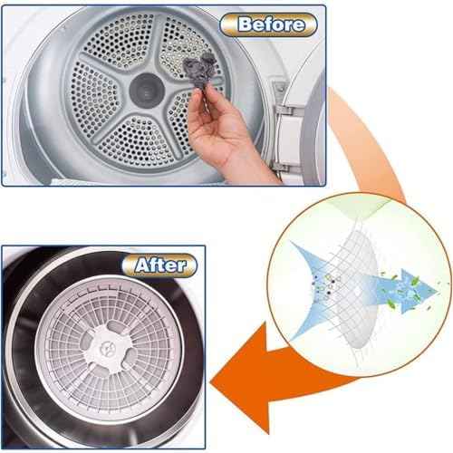 30 Pieces Cloth Portable Dryer Exhaust Filters Set Universal Dryer Lint