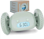CLOCKY Extra Loud Alarm Clock for Heavy Sleepers on Wheels Rolls Runs Away