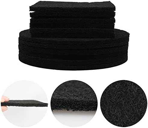 Resinta Compost Bin Filters - 12 Pack Refill Set, Round and Square