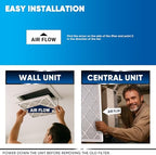 10x20x1 MERV 13 Air Filters, 6-Pack, Actual Size: 9.70" x 19.70" x
