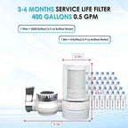 Vortopt Faucet Water Filter for Sink, T1 Rapid Flow, NSF Certified.