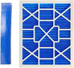 LEKEN 16x20x1 AC Furnace HVAC Filter Reusable Electrostatic Filters MERV 13 For Households With Pets, Contain 1 reusable ABS frame+12 filter Medias, (Precise Size 15.68" x 19.68" x 0.75")