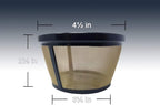 GoldTone Reusable 8-12 Cup Basket Filter fits Black & Decker Coffee Machines - Image 4