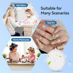 5 Pack Nail Dust Collector Filter Compatible for MelodySusie HPro SProR Nail Dust Collector, Replacement Filters for Nail Dust Vacuum Machine, Salon & Home Manicure Accessories - Field & Pure