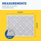 Aerostar 24x30x1 MERV 13 Pleated Air Filter, AC Furnace Air Filter, 4 Pack - Image 2