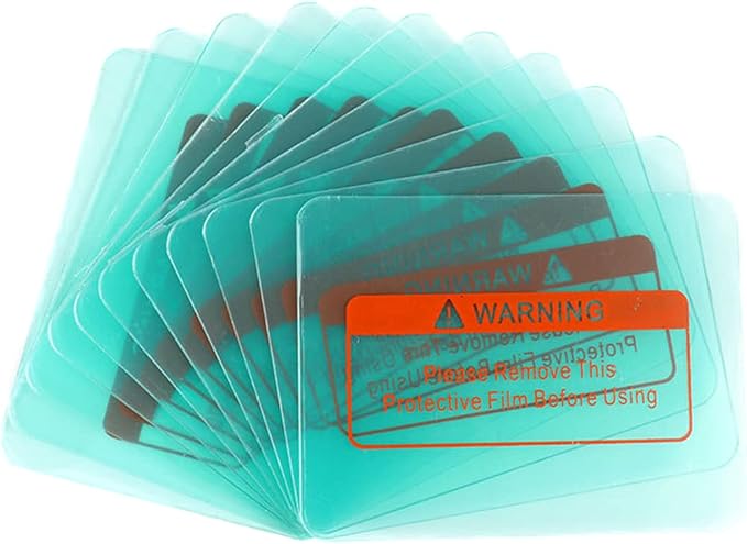 Welding Helmet Cover Lens Outside Protective Lens Filter Covers 97mmx50mmx0.8mm by Boxonly