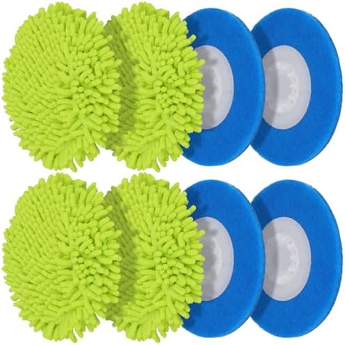 Magic Sponge Eraser Pads and Microfiber Chenilles Pads for Shark