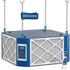 ALORAIR 360 degree Intake Air Filtration System - (1050/1350 CFM) with Strong Vortex Fan, Built-in Ionizer, Shop Dust Collector for Woodworking Shop, Garage Works Shop, Purecare 1350IG