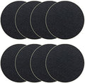 Becozofu 7.25 inch Kitchen Compost Bin Charcoal Filter Replacements, Compost Pail Replacement Carbon Filters, Round, Activated Charcoal, Set of 8 - Field & Pure