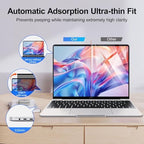 2Pack Magnetic 14 Inch Laptop Privacy Screen 16:9 Aspect Ratio, Removable Anti-Blue/Glare Protector Film, Anti Spy Desktop Security Private Filter 14in - Field & Pure